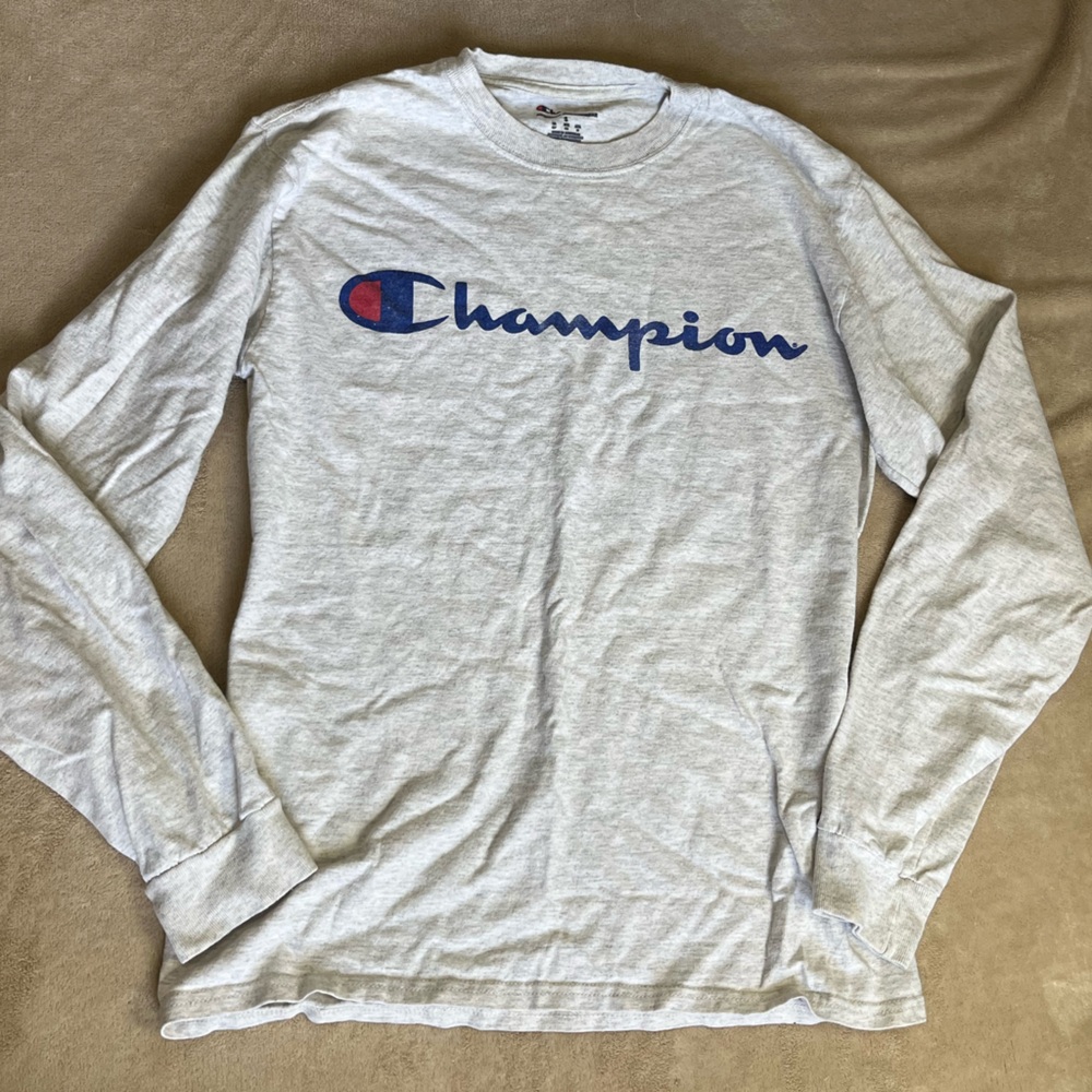 Womens Champion grey long sleeve